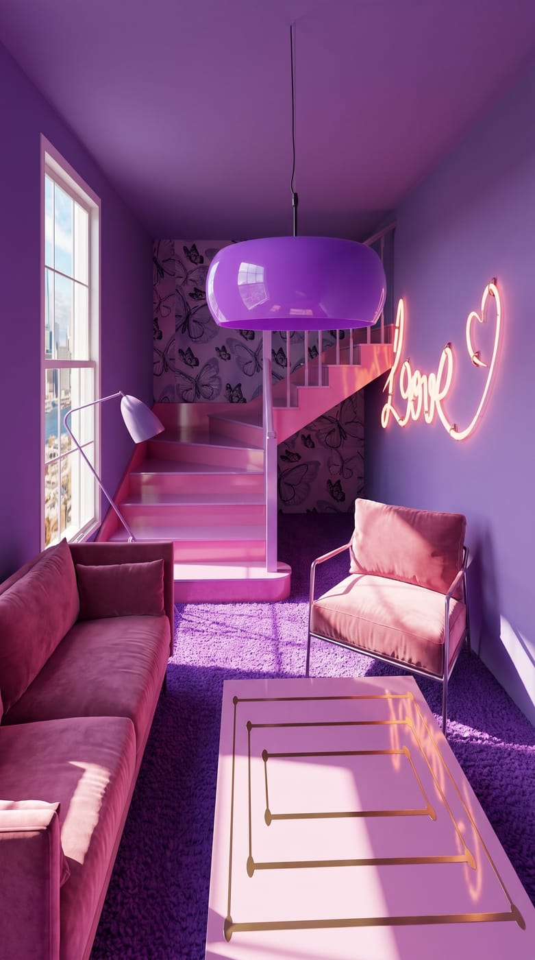 Eclectic living room