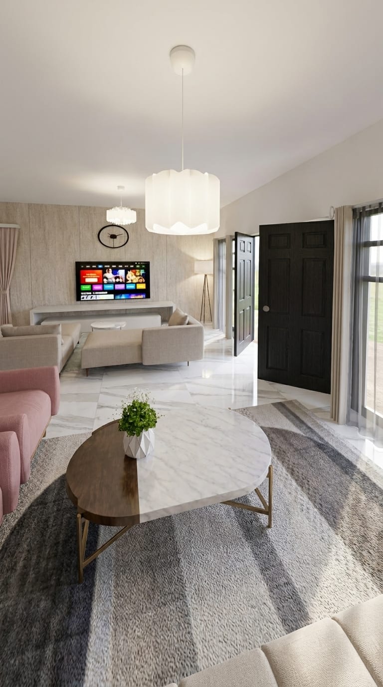 Contemporary living room