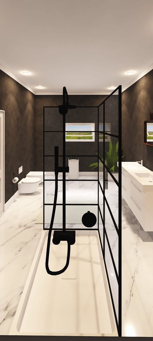 Mid-century bathroom