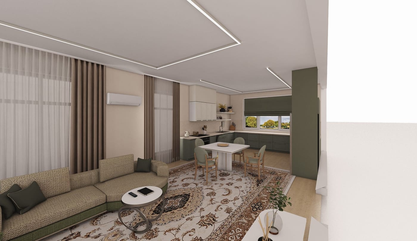 Contemporary living room