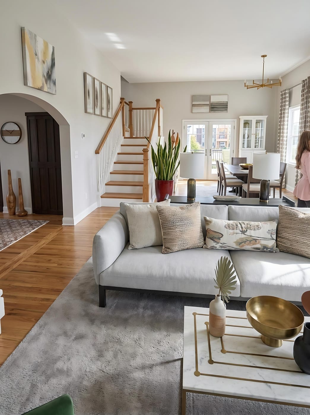 Mid-century living room