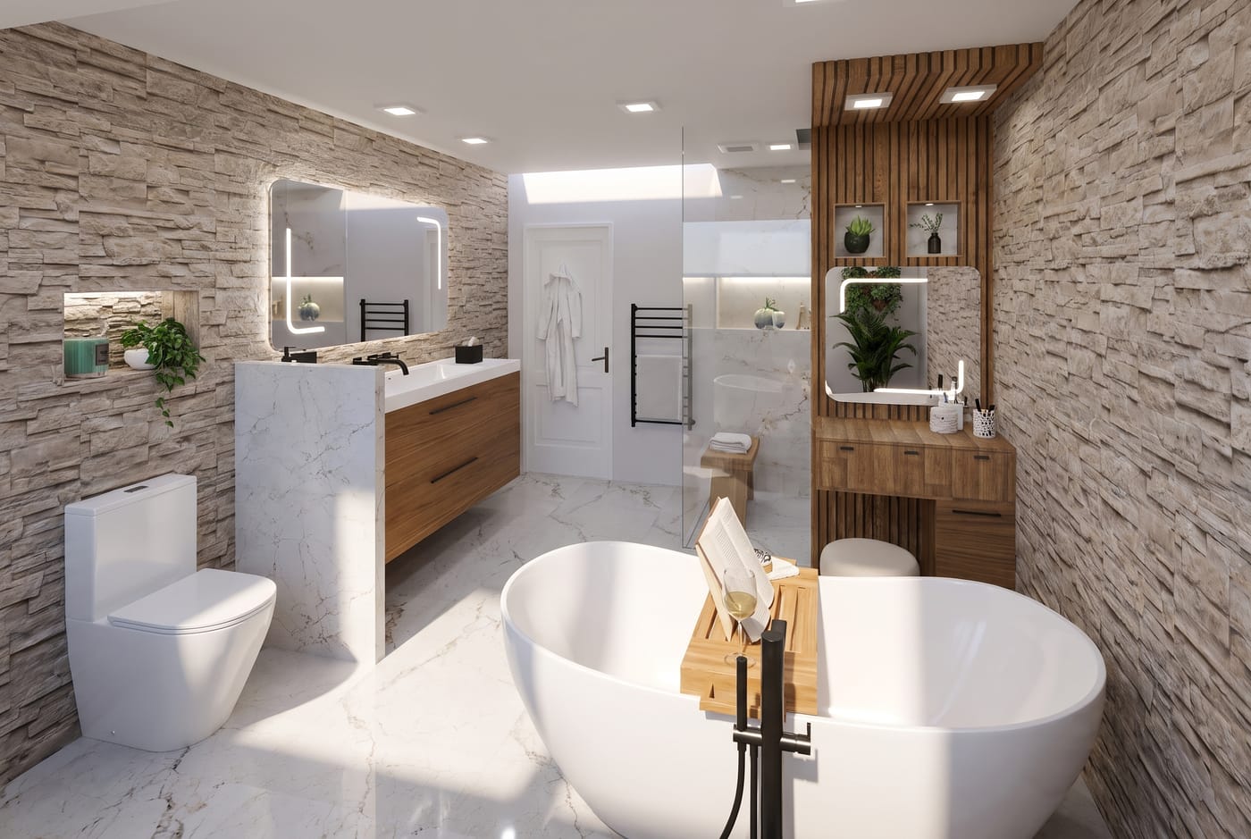 Mid-century bathroom