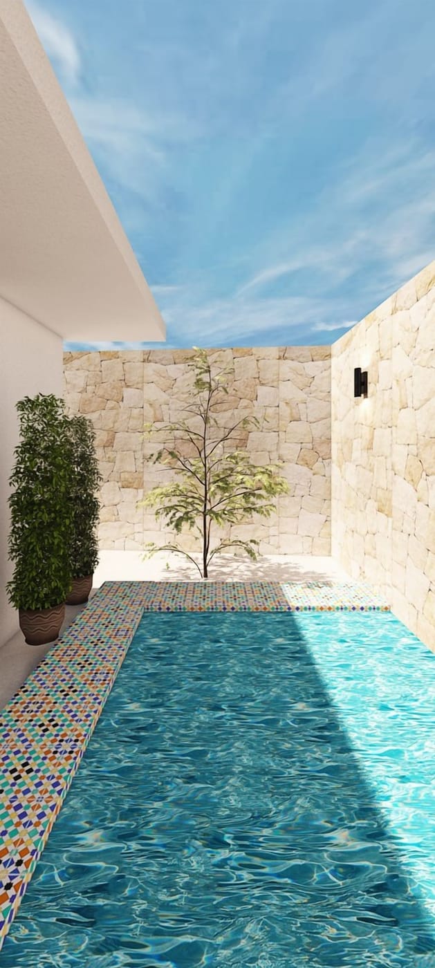 Mediterranean outdoor space