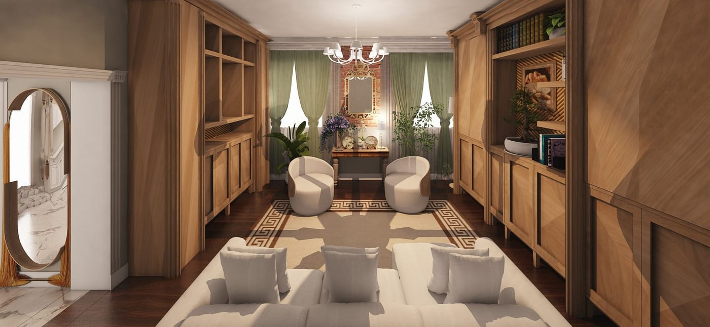 Traditional living room