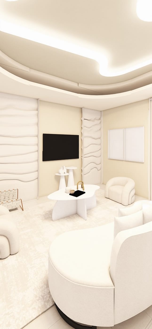 Mid-century living room