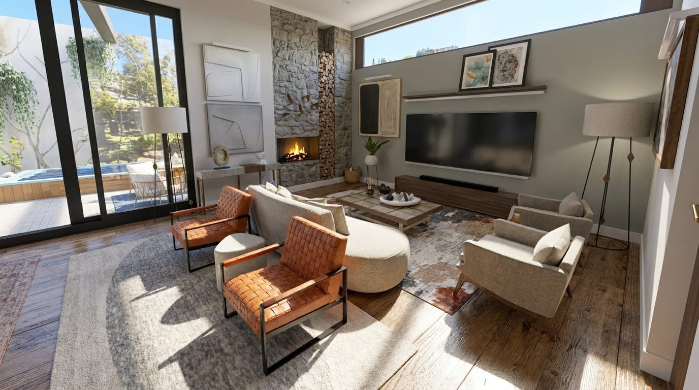 Contemporary living room