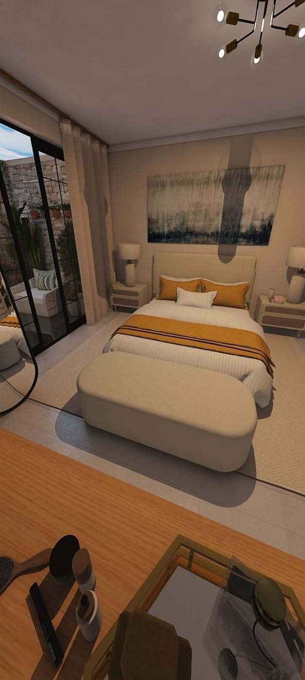Contemporary bedroom