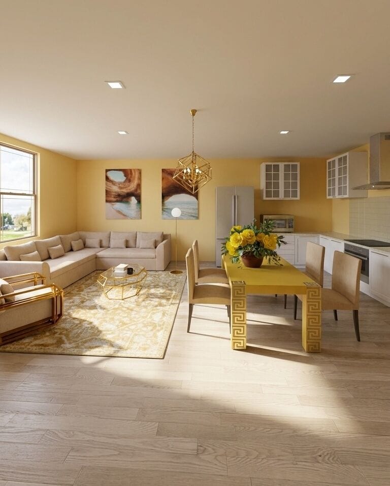 Mid-century living room