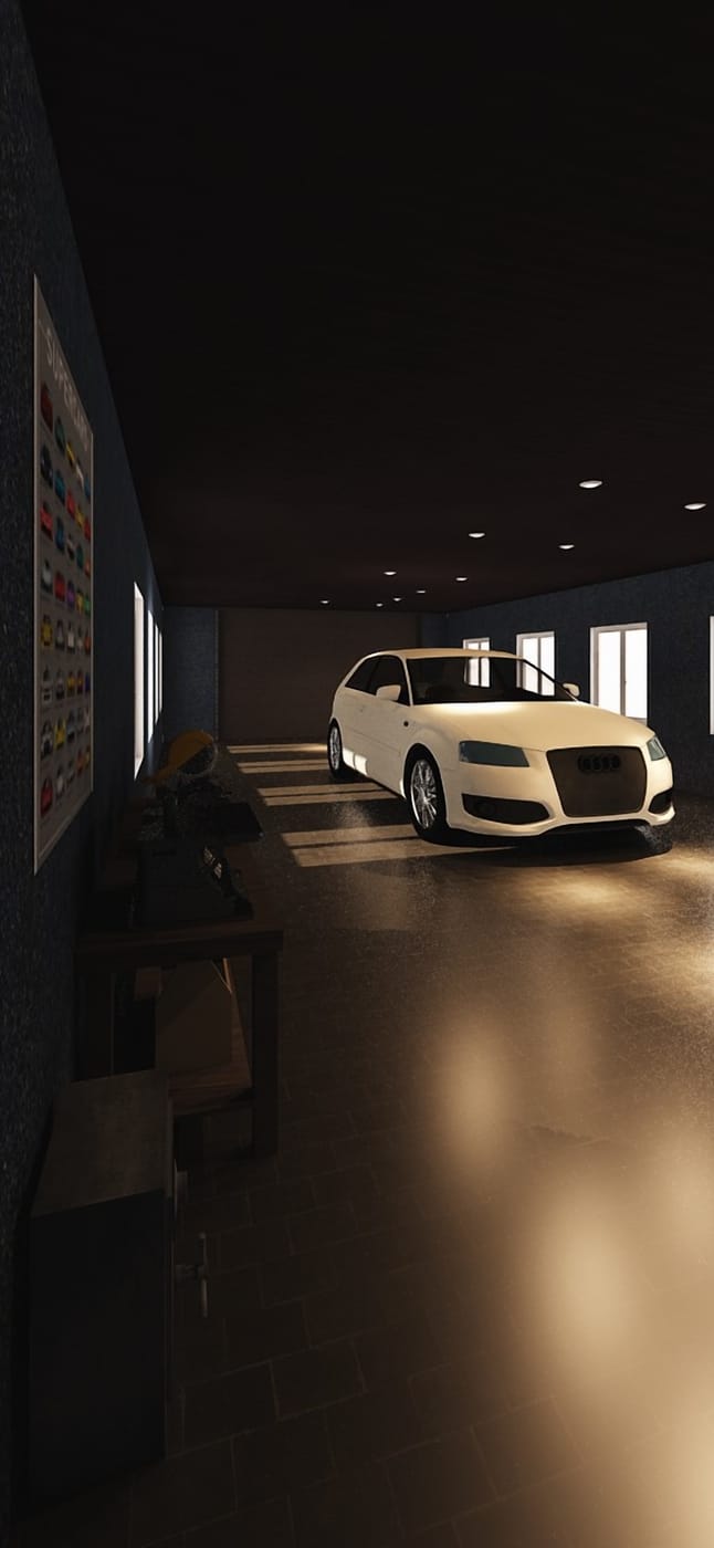 Mid-century garage