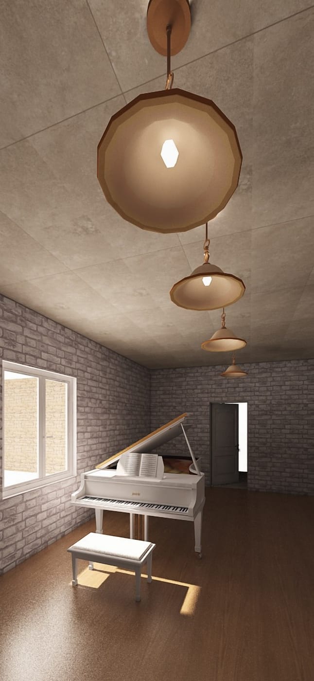 Industrial living room