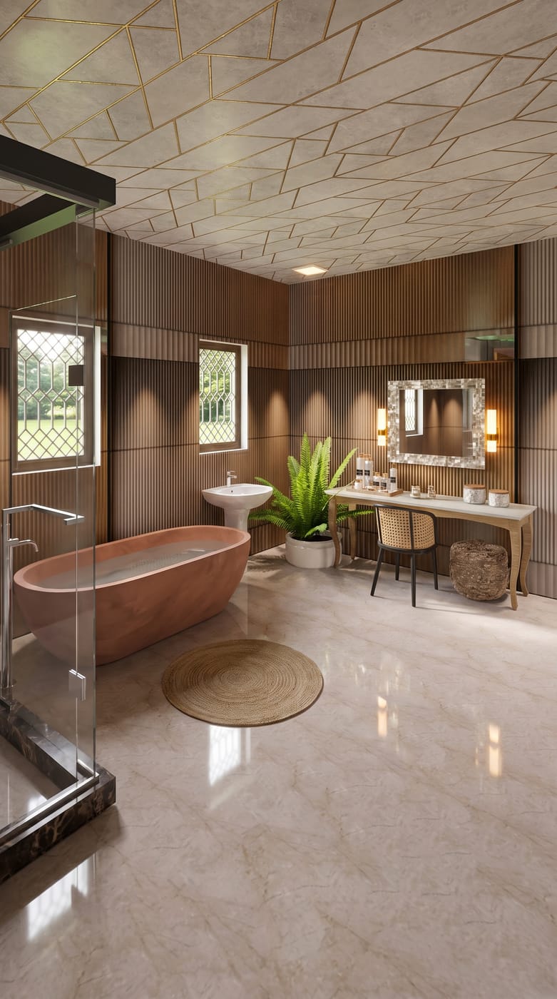 Mid-century bathroom