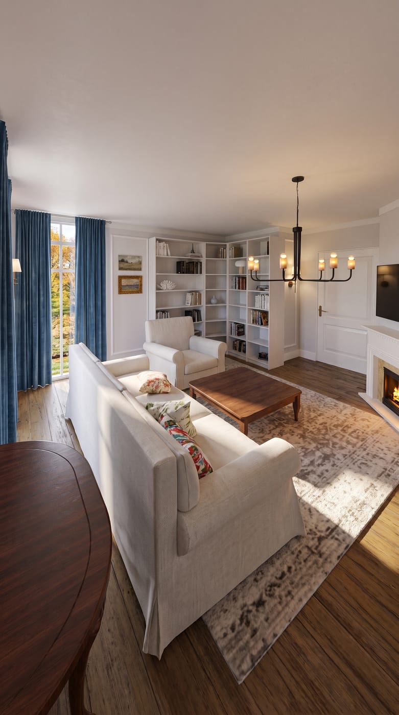 Traditional living room