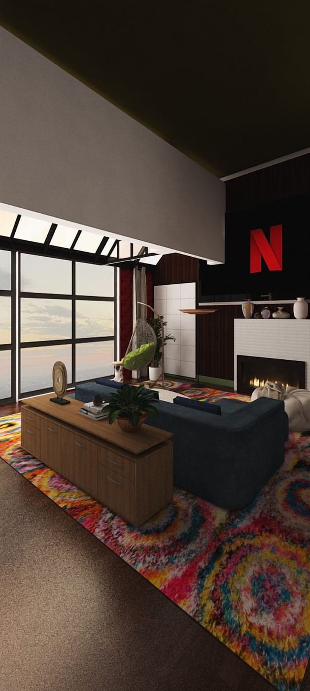 Contemporary living room