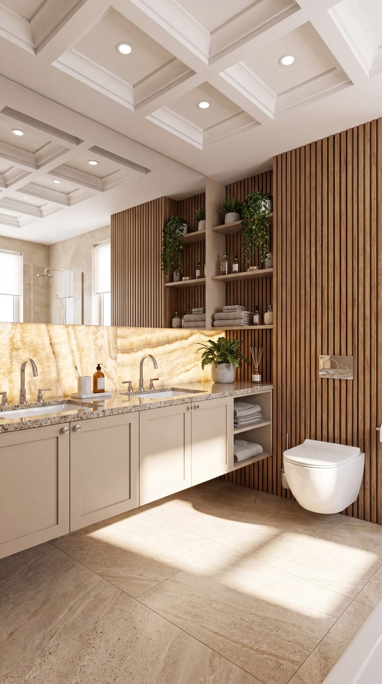 Mid-century bathroom