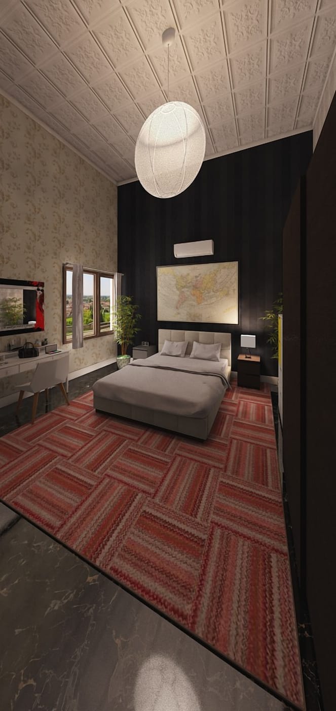 Traditional bedroom