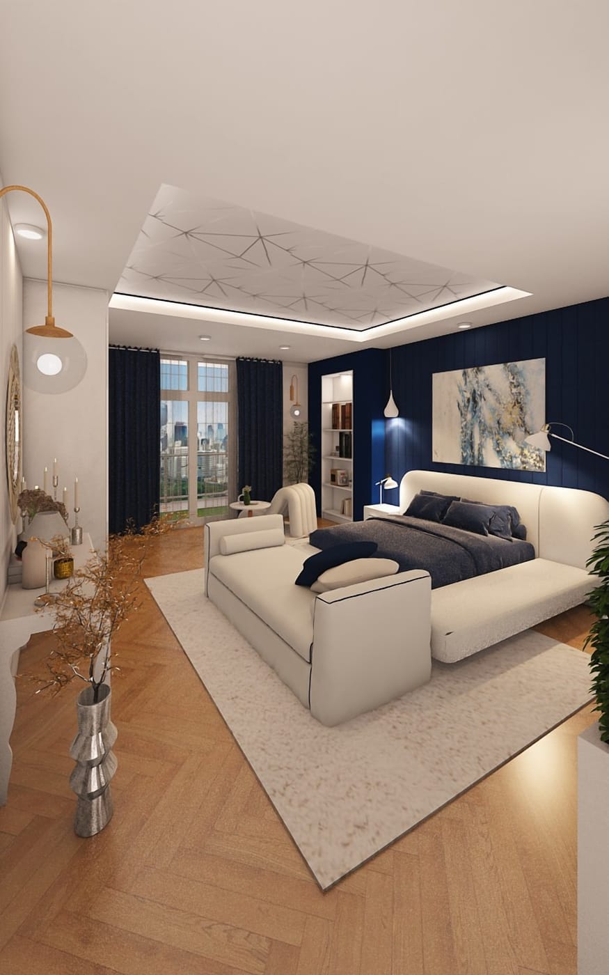 Contemporary bedroom