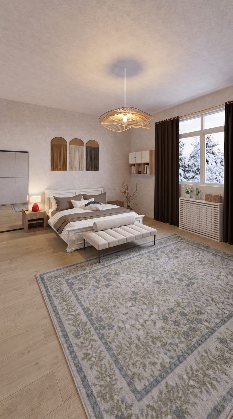 Mid-century bedroom