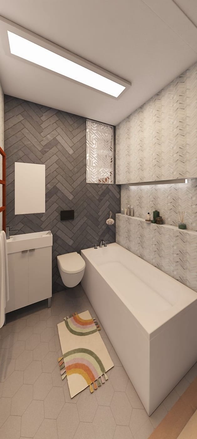 Mid-century bathroom
