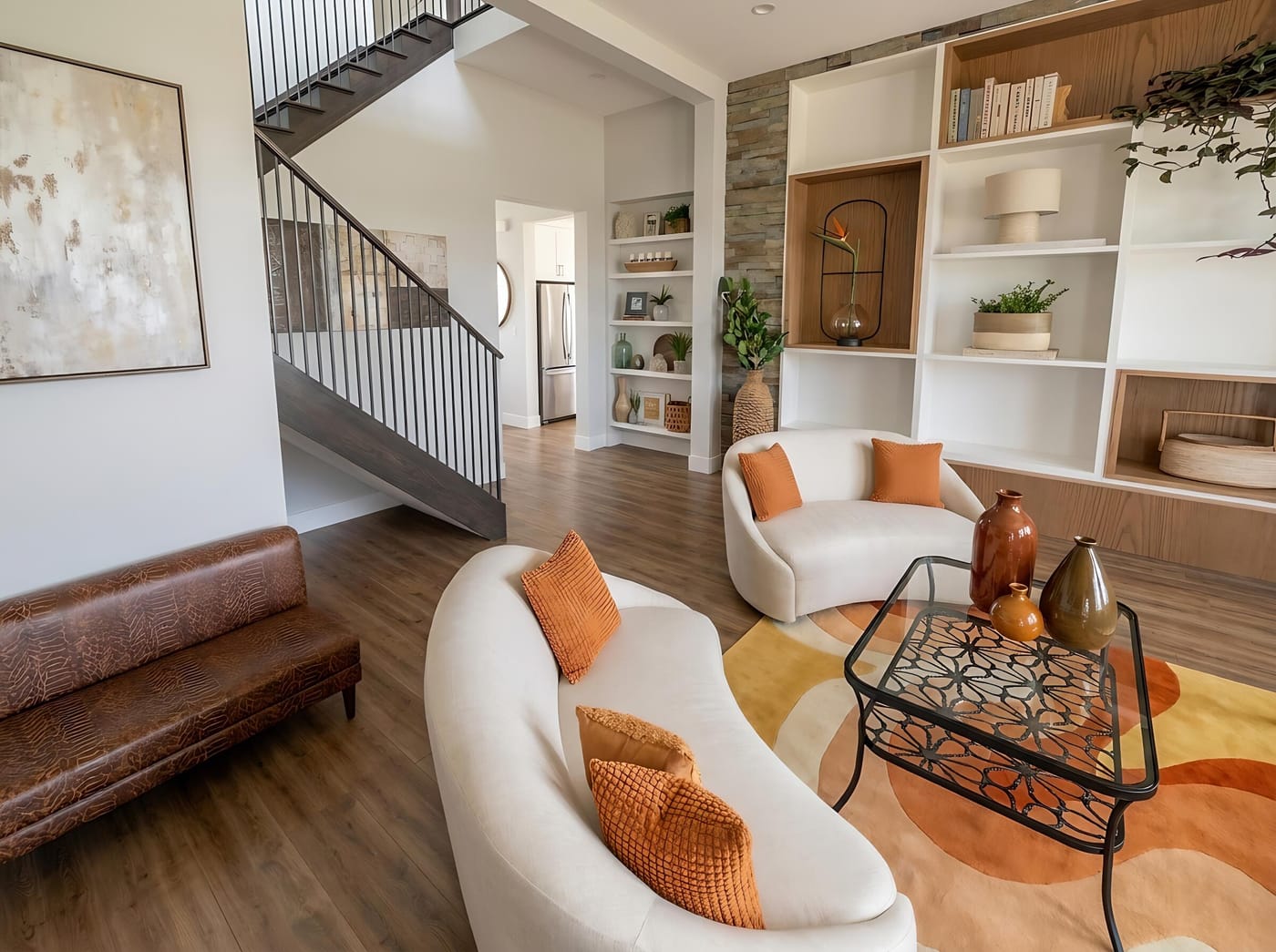 Mid-century living room