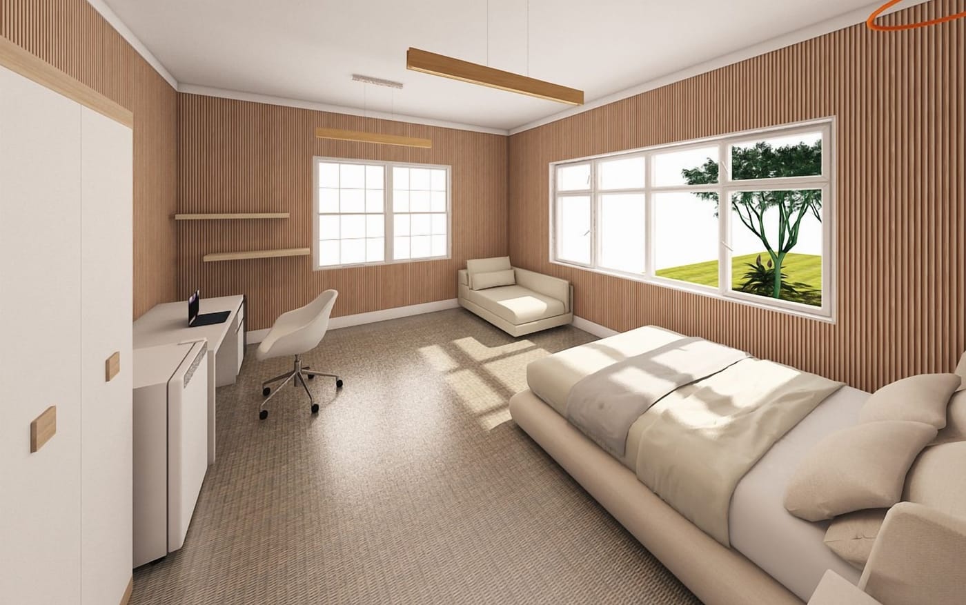 Scandinavian bedroom