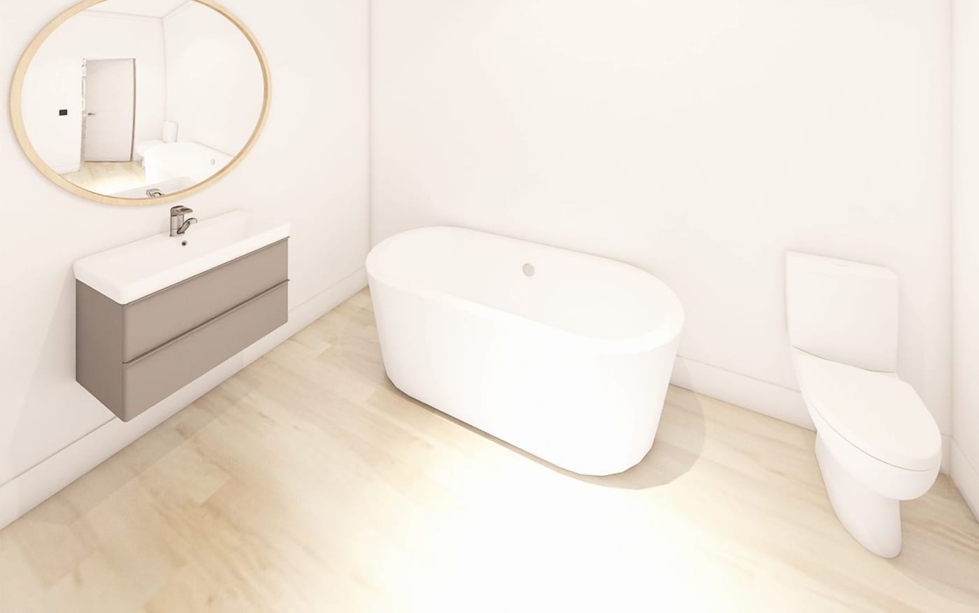 Mid-century bathroom