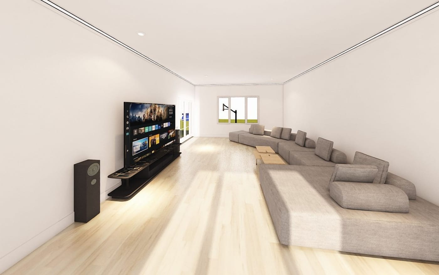 Mid-century living room