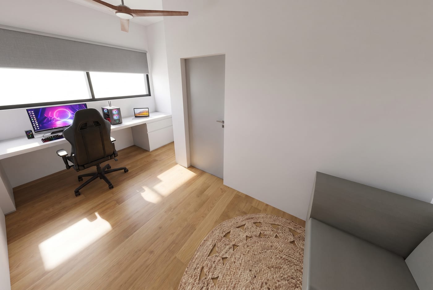 Mid-century home office