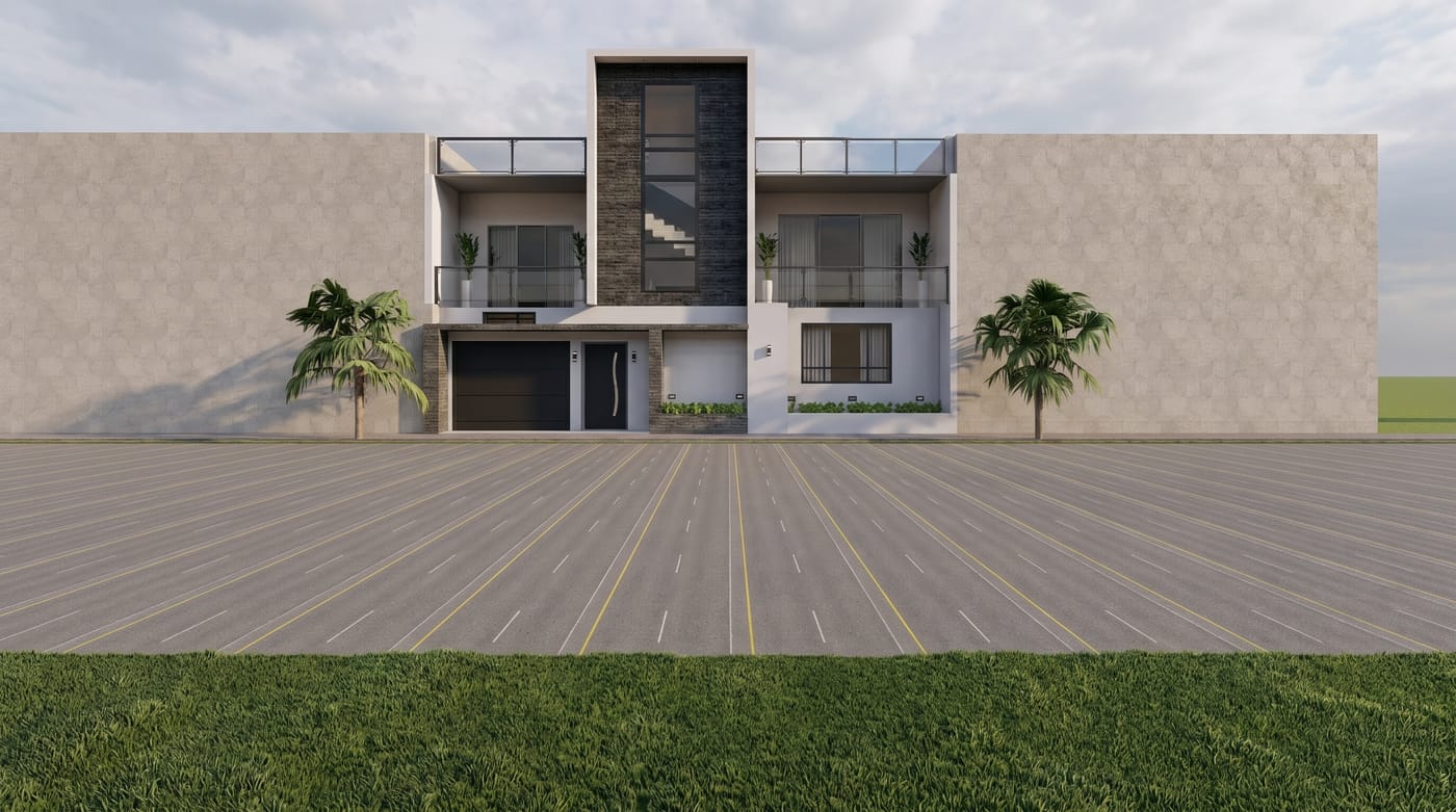 Contemporary floor plan