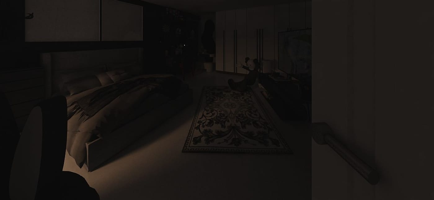 Mid-century bedroom