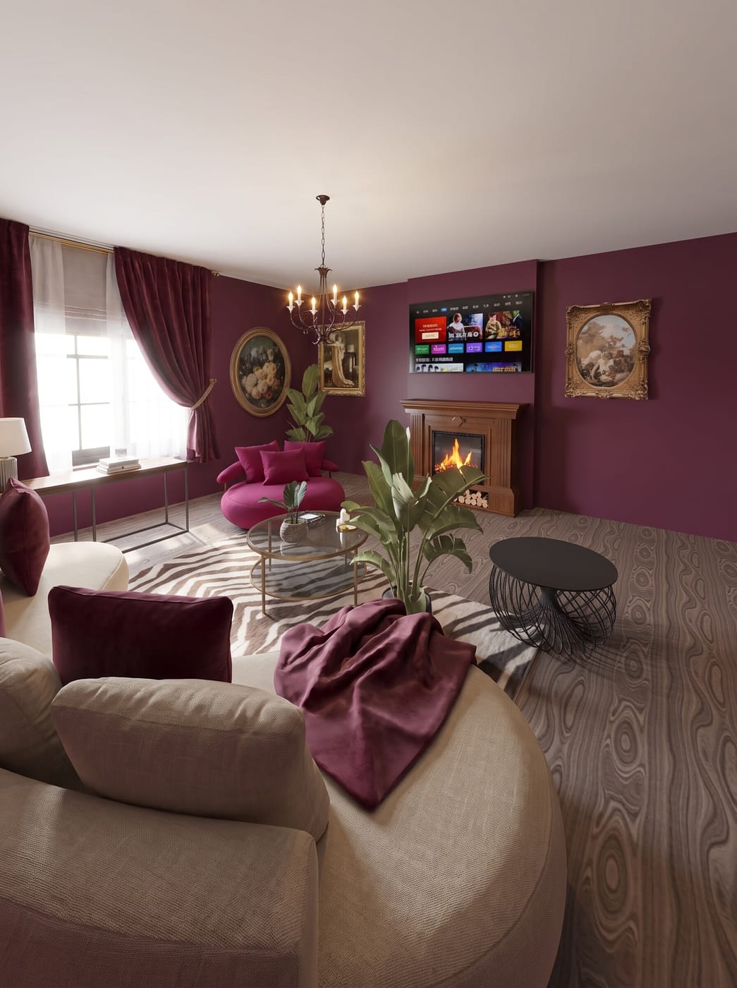 Contemporary living room