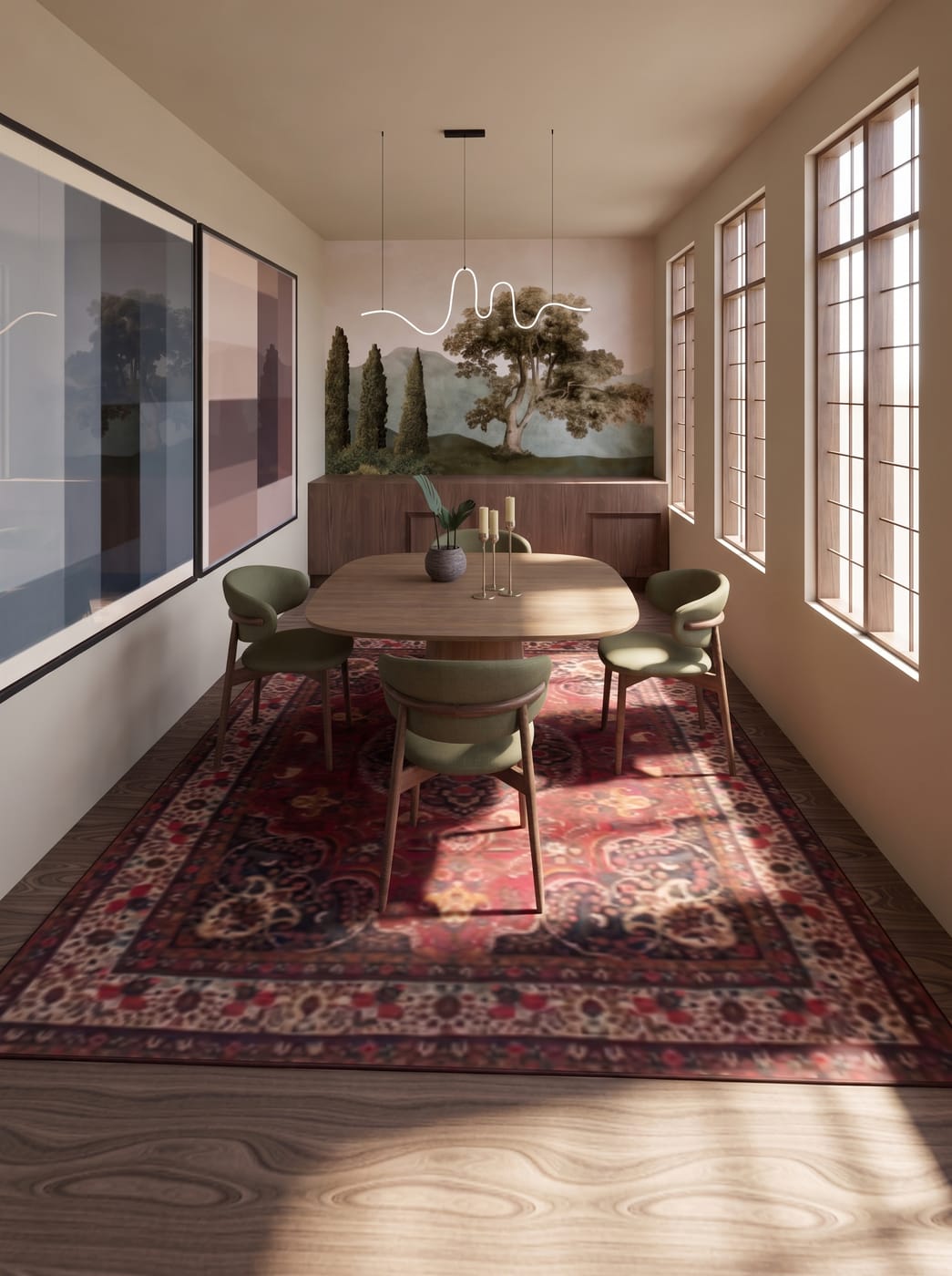 Traditional dining room