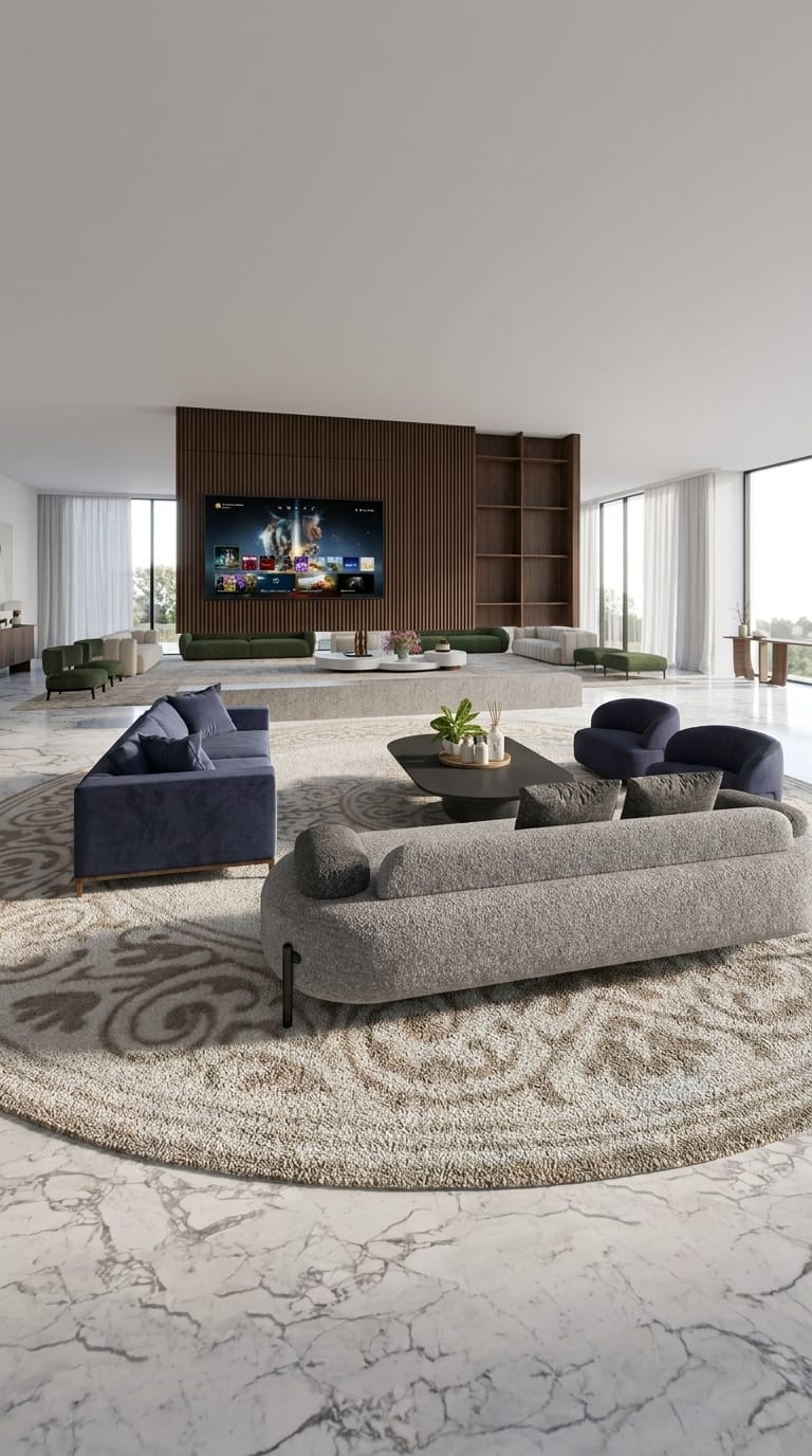 Mid-century living room