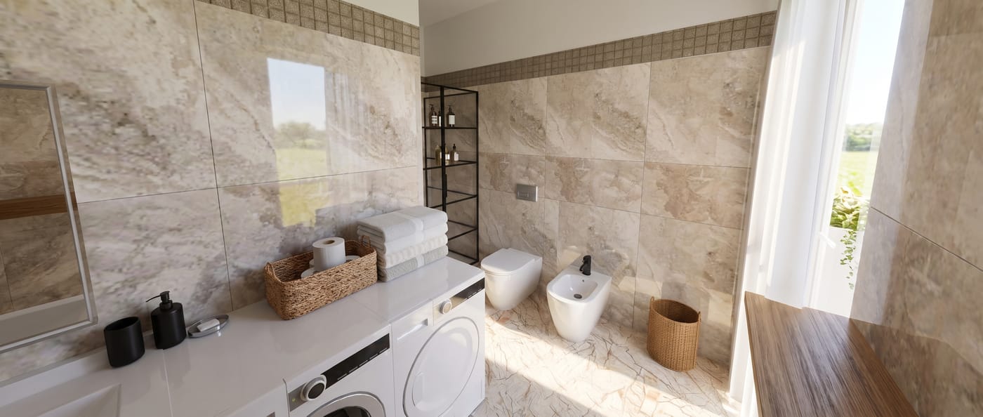 Contemporary bathroom