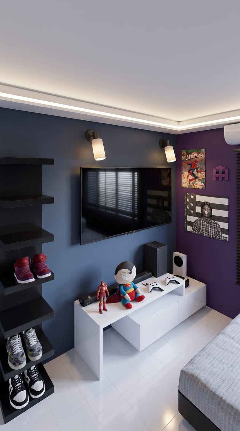 Contemporary bedroom
