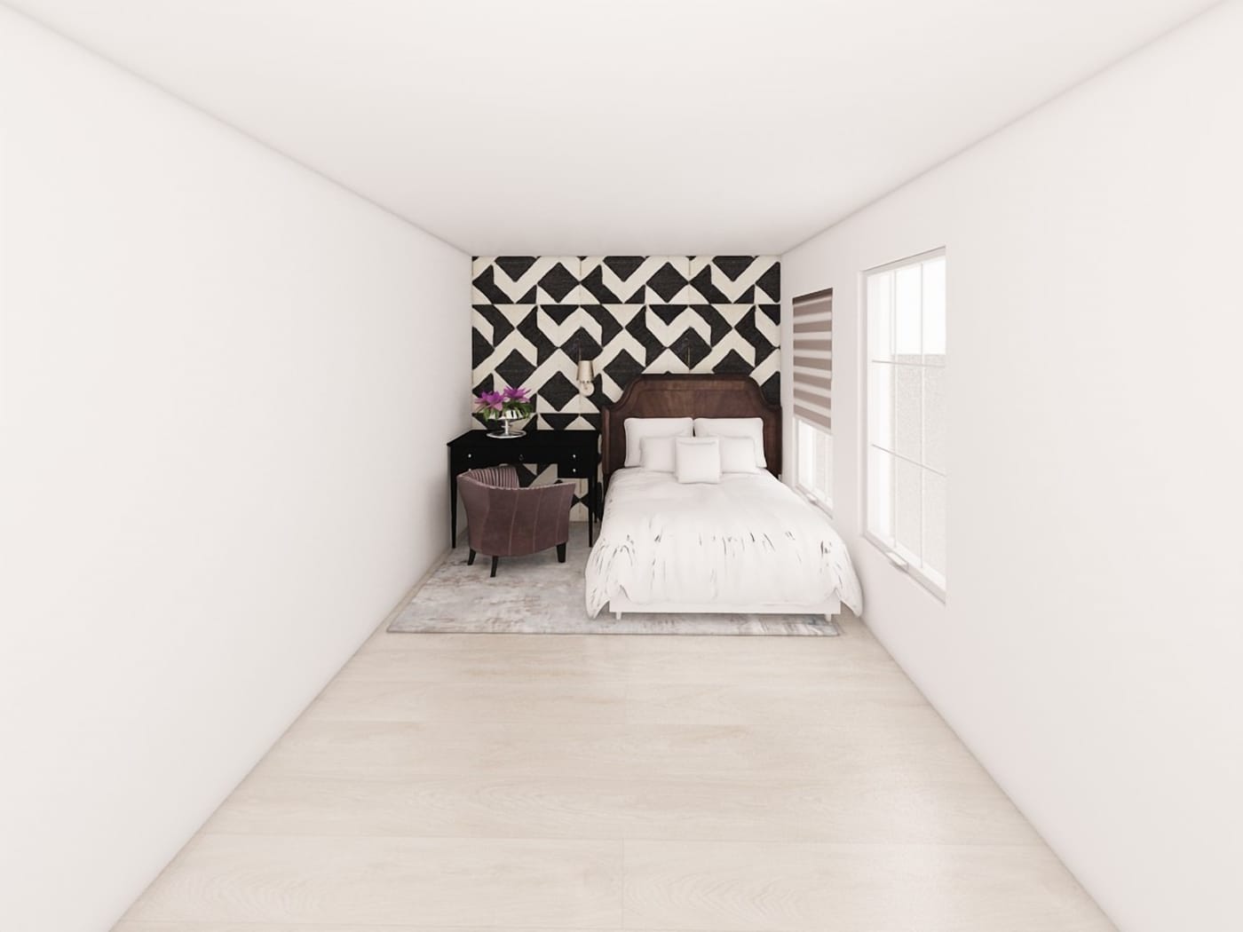 Mid-century bedroom