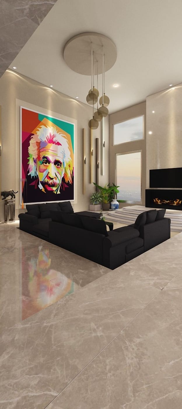 Mid-century living room