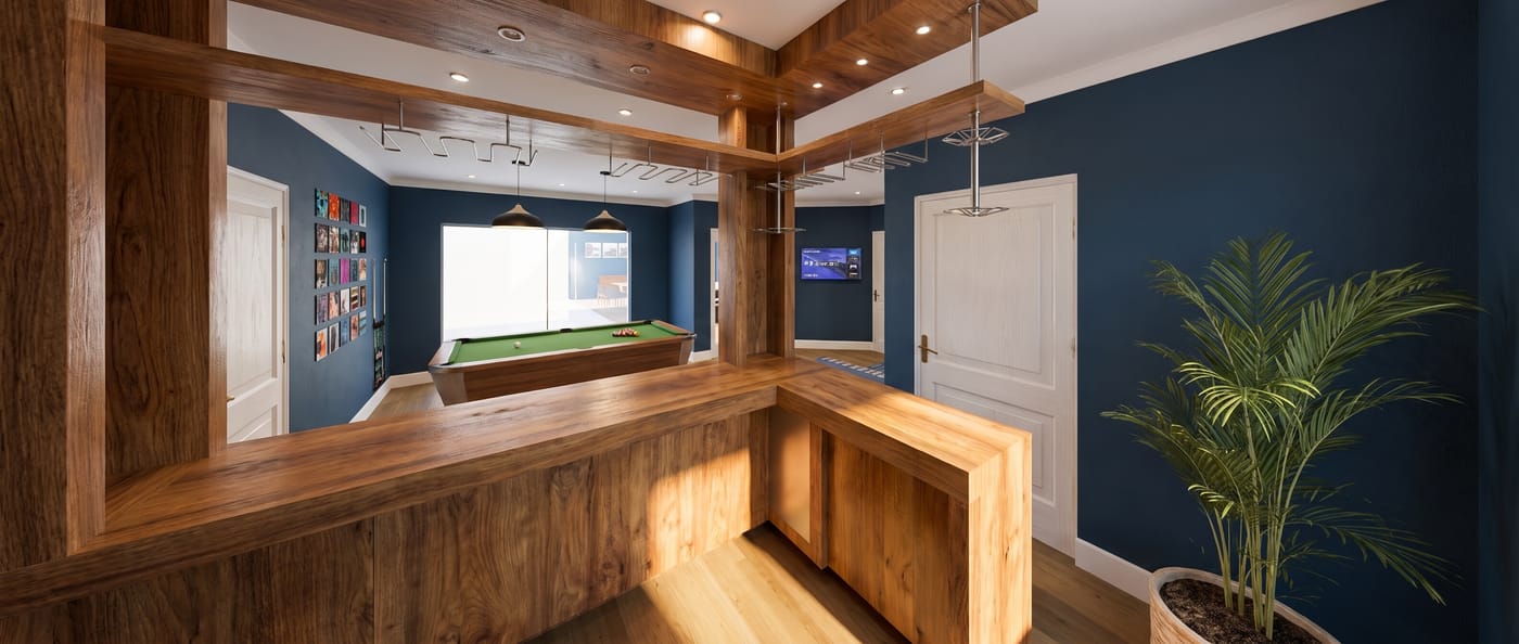 Contemporary living room