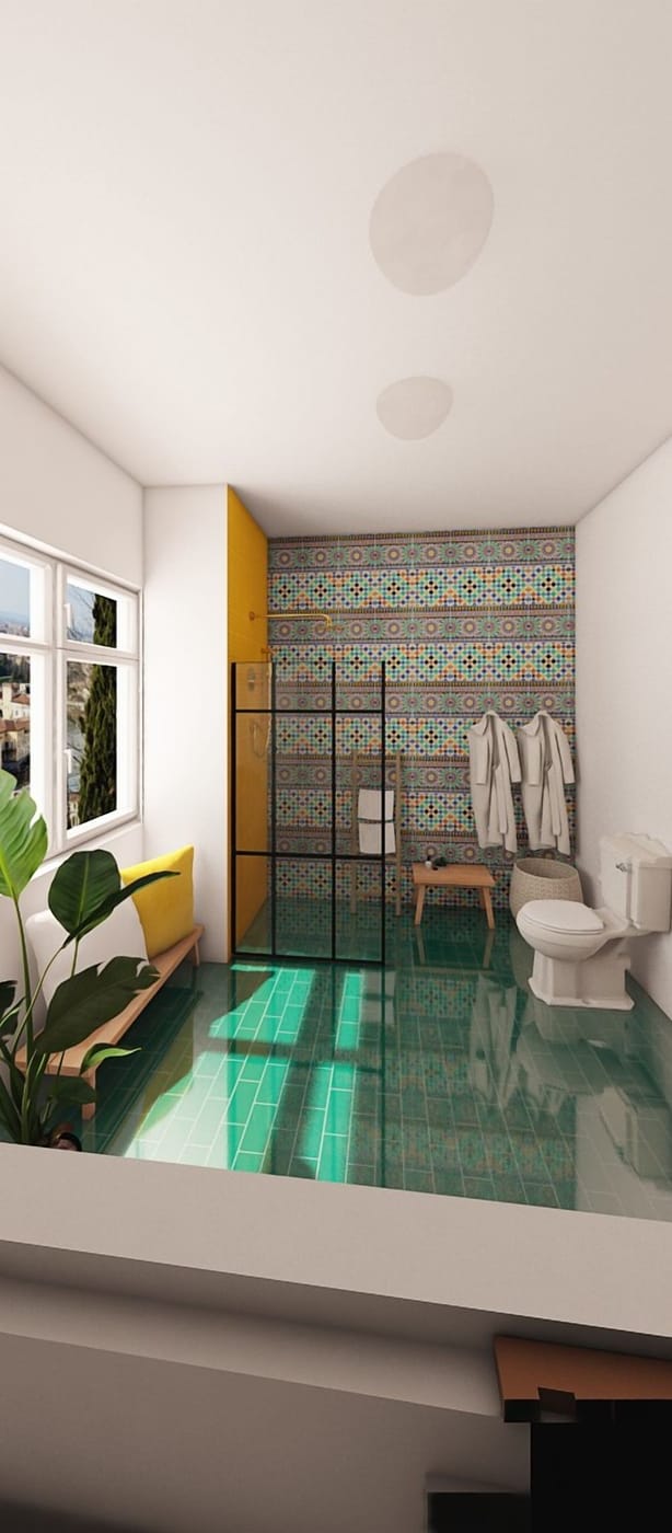 Mediterranean bathroom
