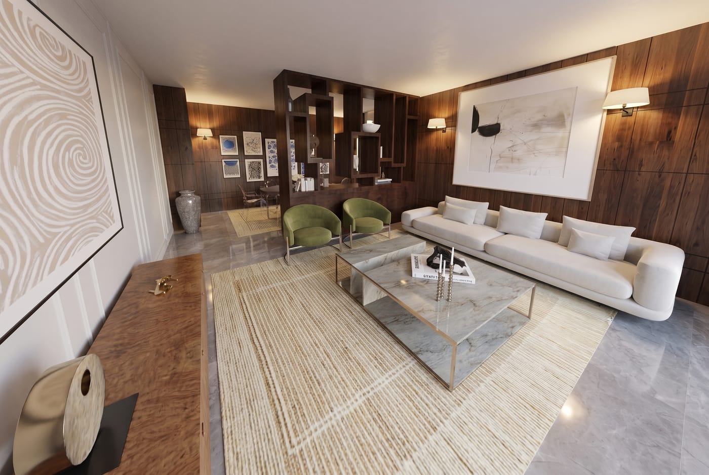 Contemporary living room