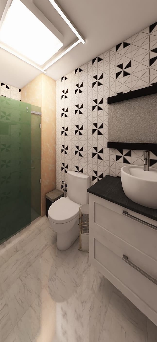 Mid-century bathroom