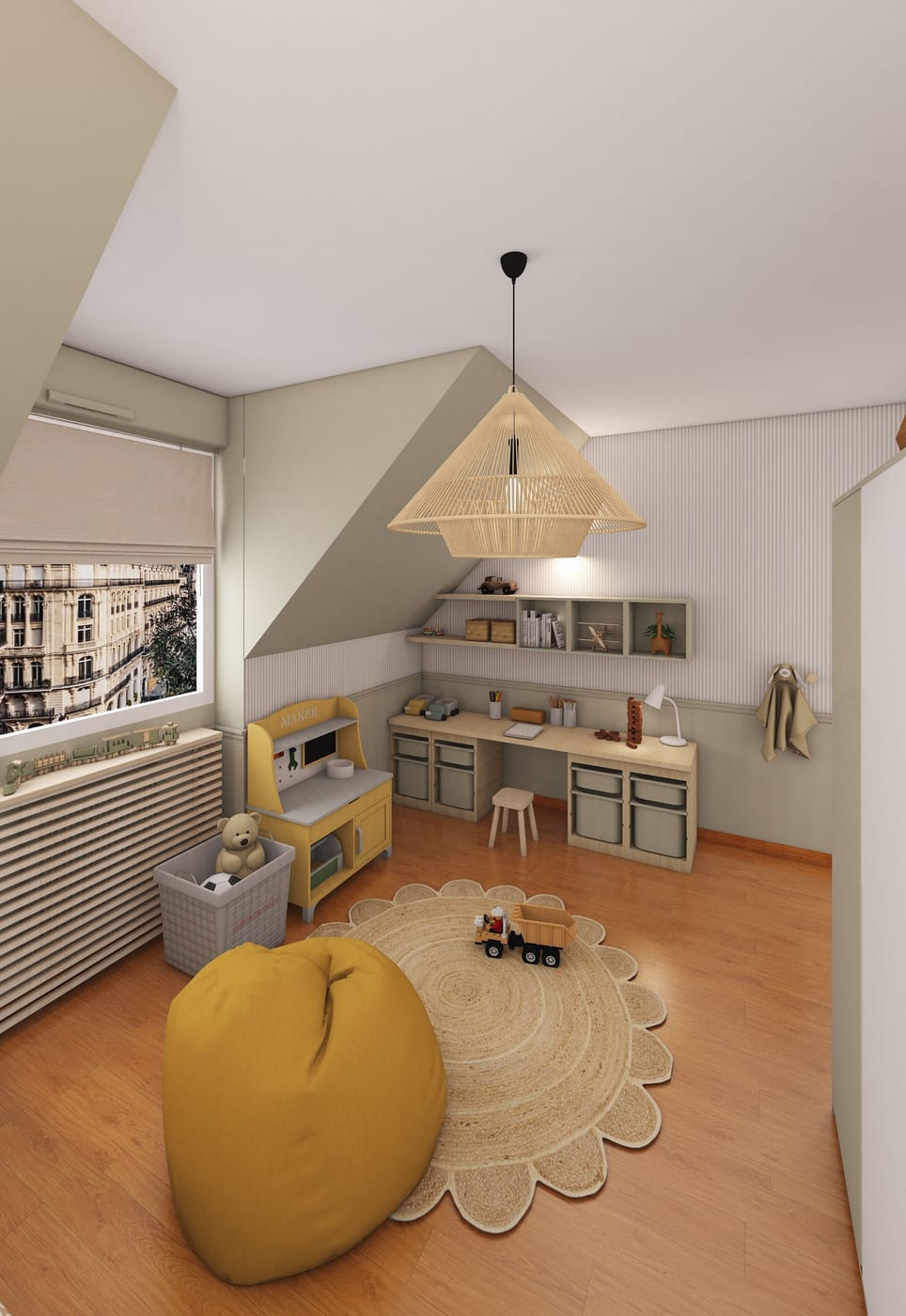 Scandinavian kids room