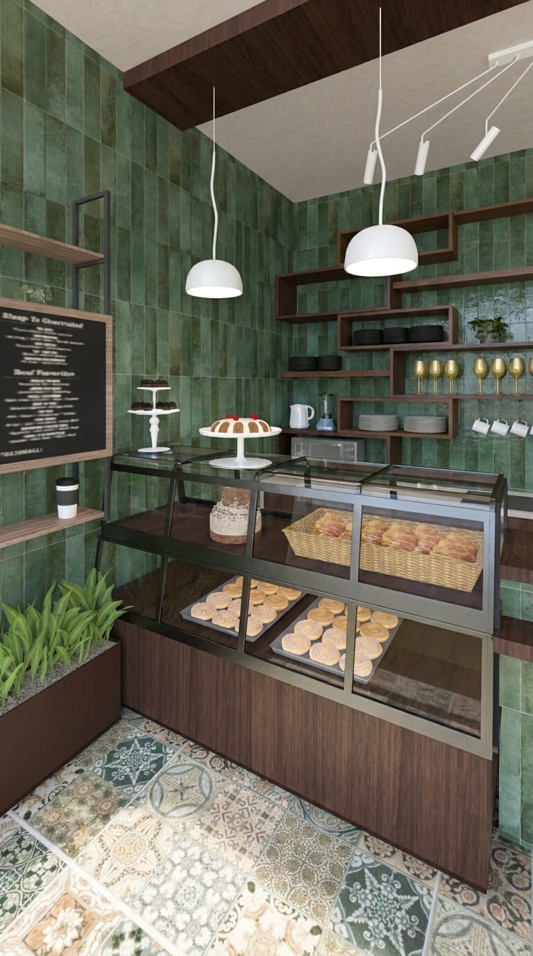 Mid-century cafe