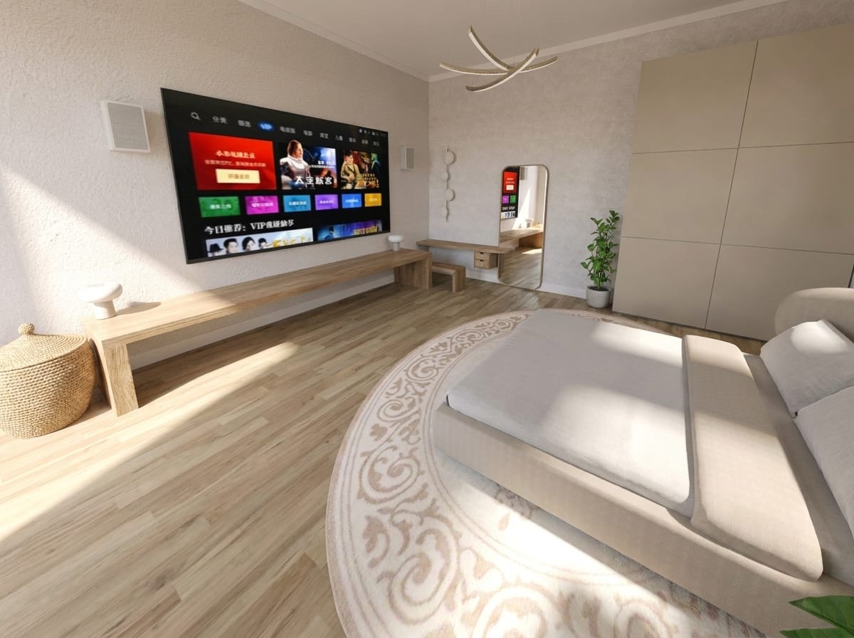 Mid-century bedroom