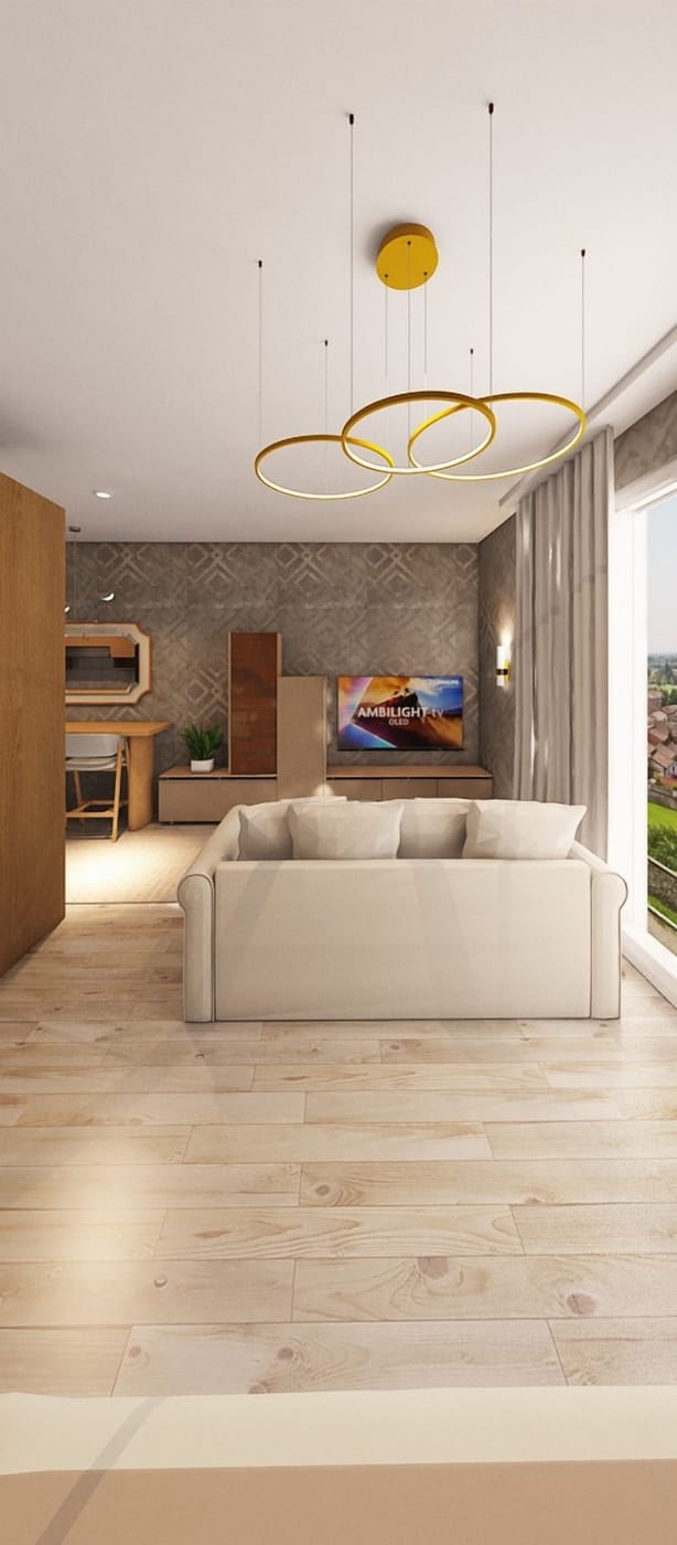 Mid-century living room