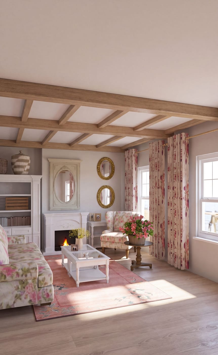 Shabby chic living room