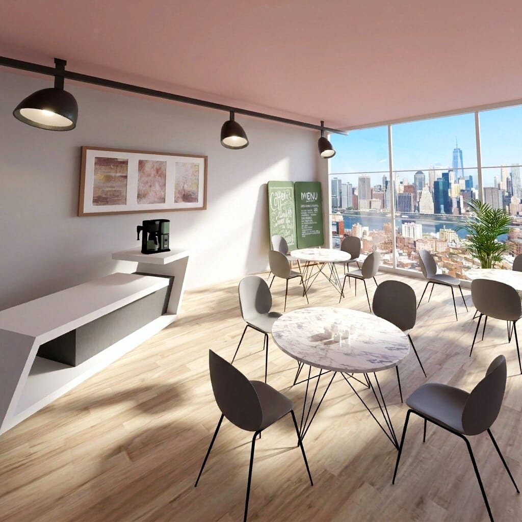 Mid-century cafe
