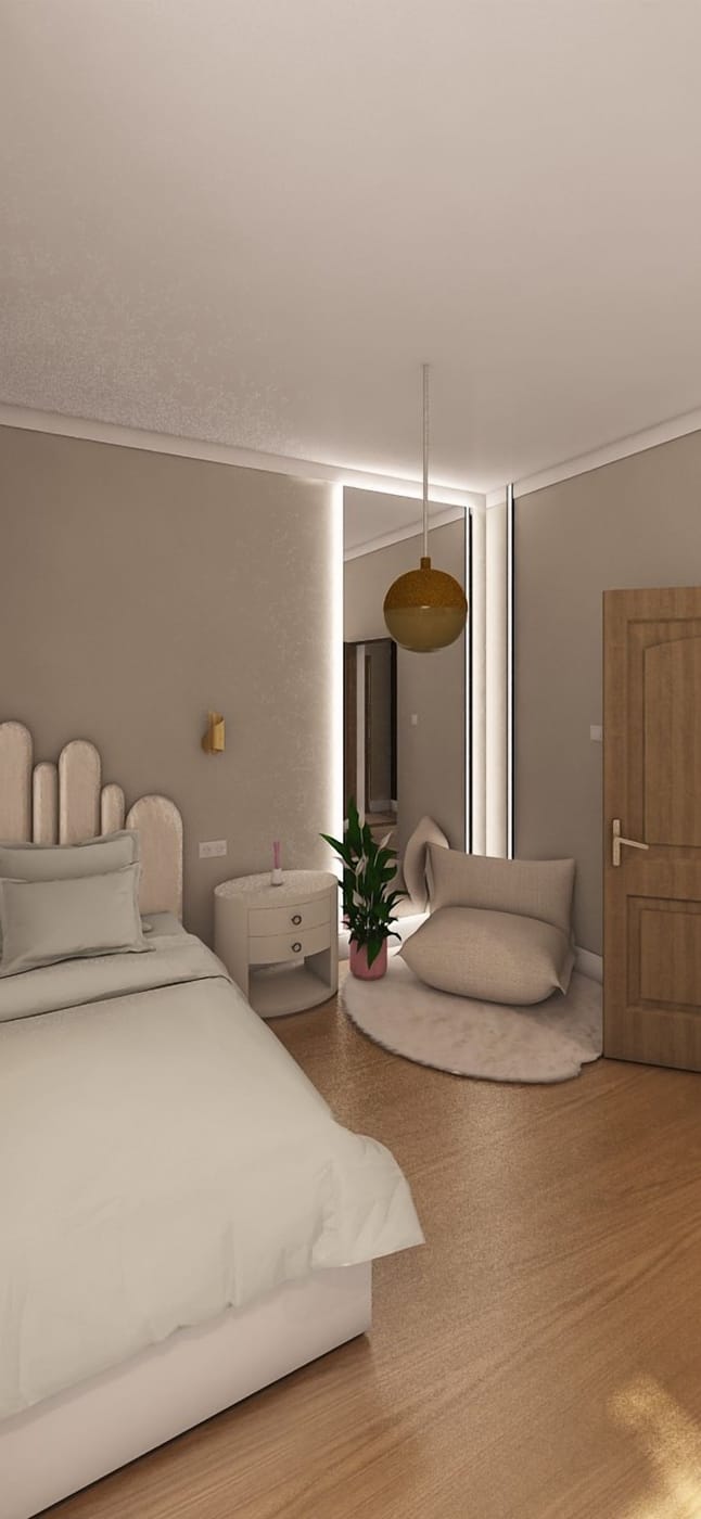 Mid-century bedroom
