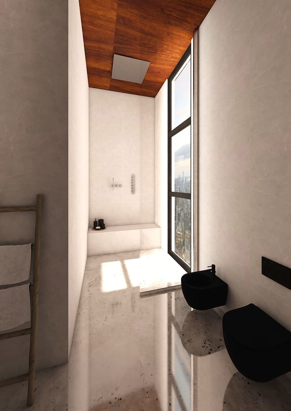 Mid-century bathroom