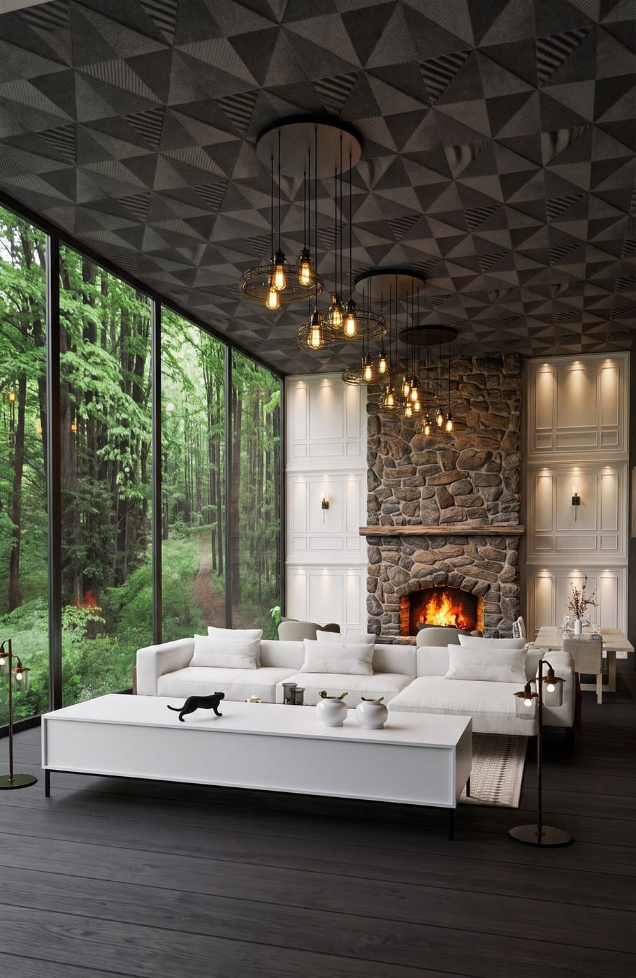 Mid-century living room