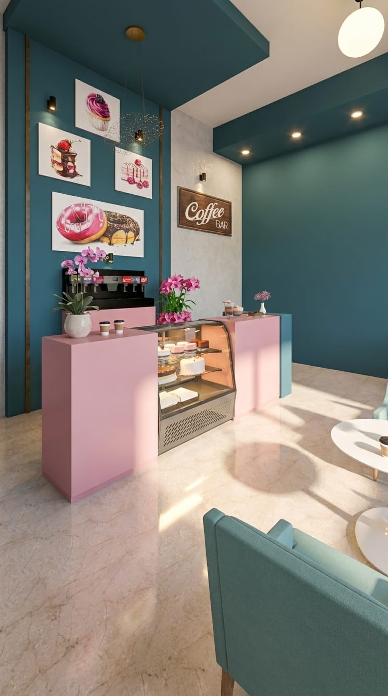 Contemporary cafe